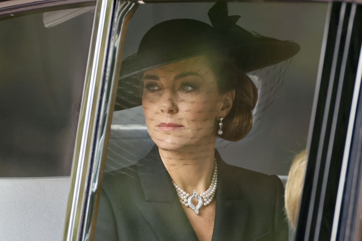 Księżna Walii na pogrzebie królowej Elżbiety II