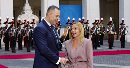 Karol Nawrocki we Włoszech. Spotkał się z Giorgią Meloni