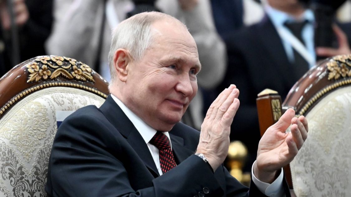 Władimir Putin w Kirgistanie