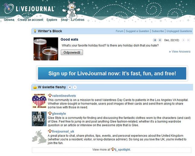 LiveJournal (fot. Livejournal.com)