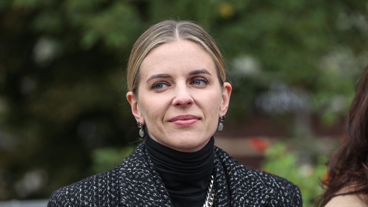 09.10.2023 Kielce . Konferencja prasowa z udzialem poslanek KO - n/z Aleksandra Gajewska
Fot. Wojciech Habdas / Agencja Wyborcza.pl
Fot. Wojciech Habdas / Agencja Wyborcza.pl