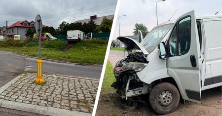 Wypadek pod Płockiem. Ranne cztery osoby, w tym dwoje dzieci