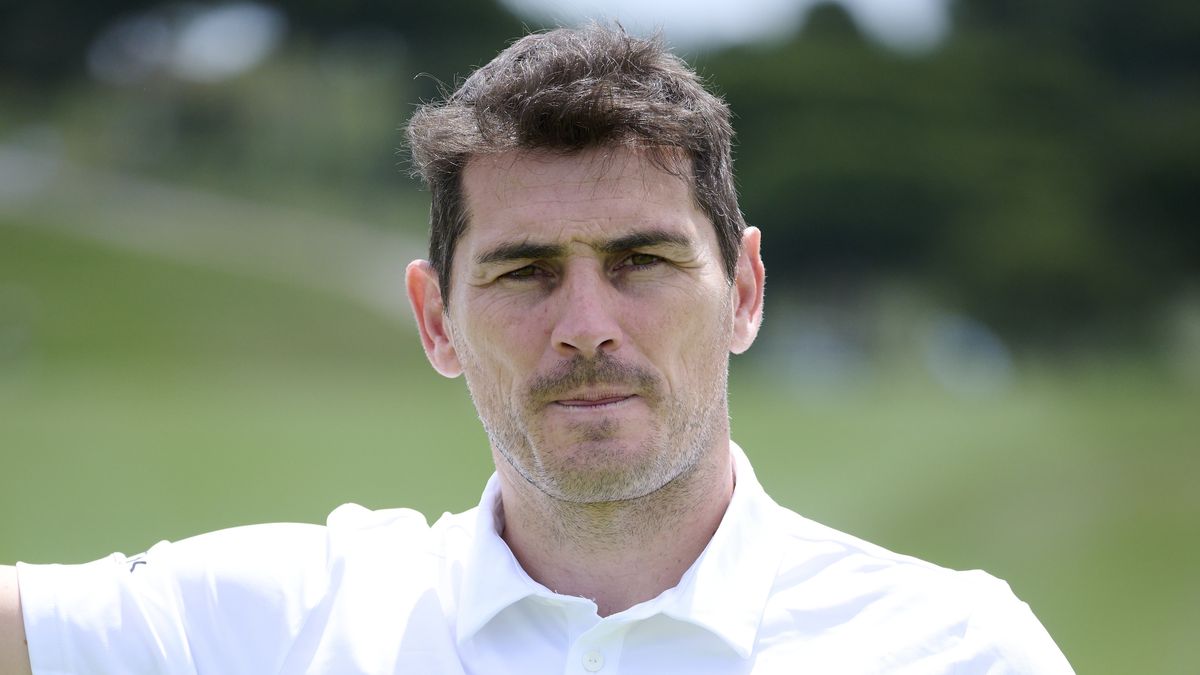 BOADILLA DEL MONTE, SPAIN - JUNE 22: Iker Casillas attends the presentation of the new Real Madrid Foundation charity golf circuit on June 22, 2022 in Boadilla del Monte, Spain. (Photo by Carlos Alvarez/Getty Images)