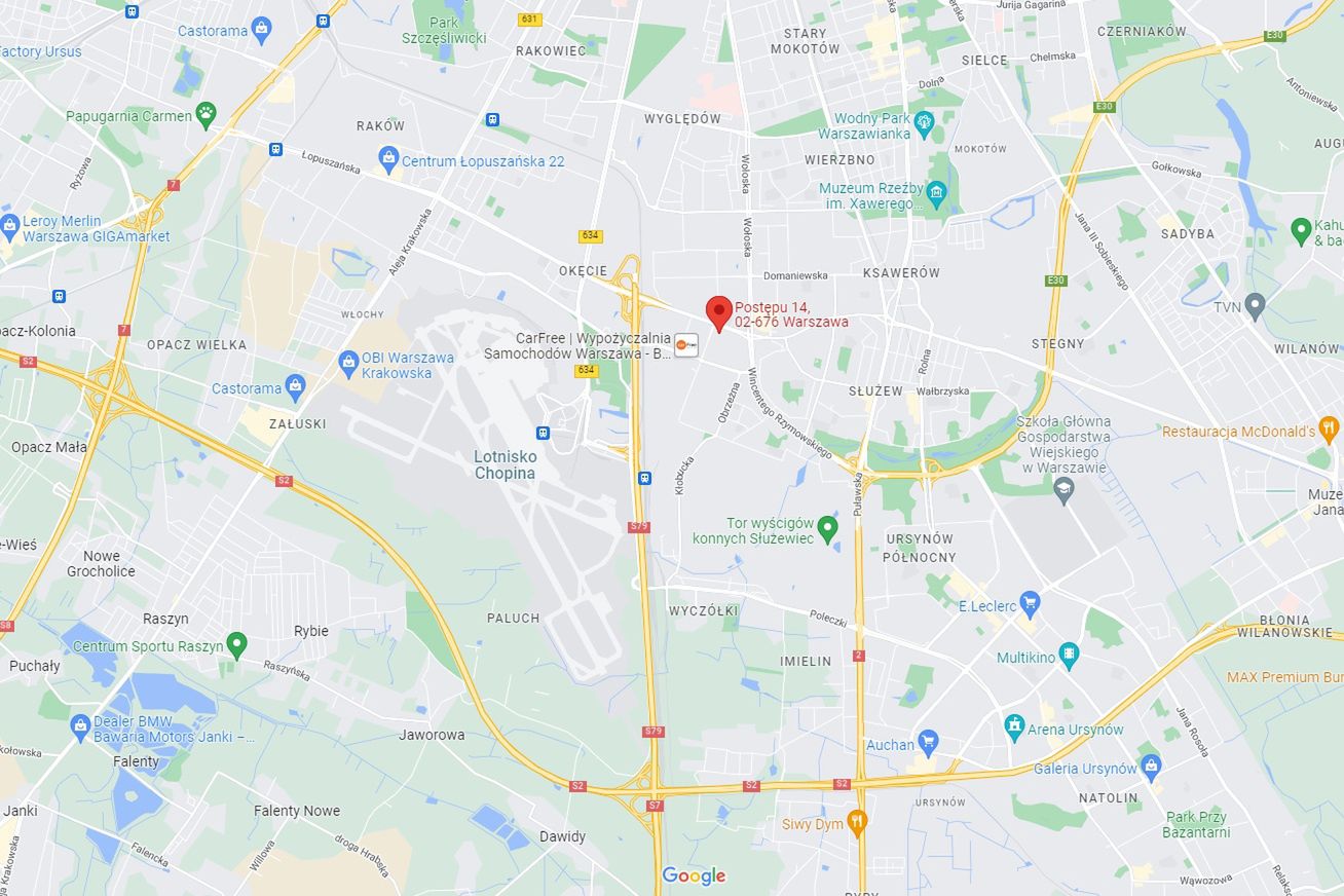 W mojej opinii jak na jedno miejsce w Stolicy, to jego lokalizacja jest świetna. Blisko z lotniska i trasy S2. Co więcej, jest to tzw. mordor, gdzie biurowiec stoi przy biurowcu. 
