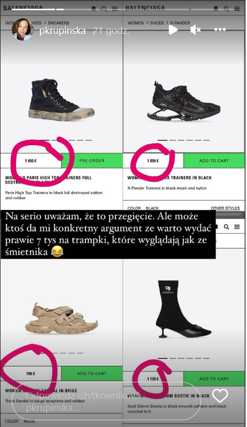 Trampki Balenciagi