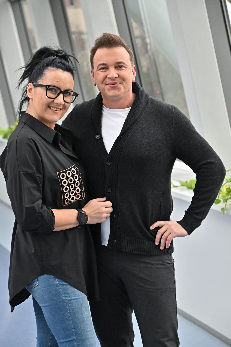 Radosław Liszewski z żoną Dorotą