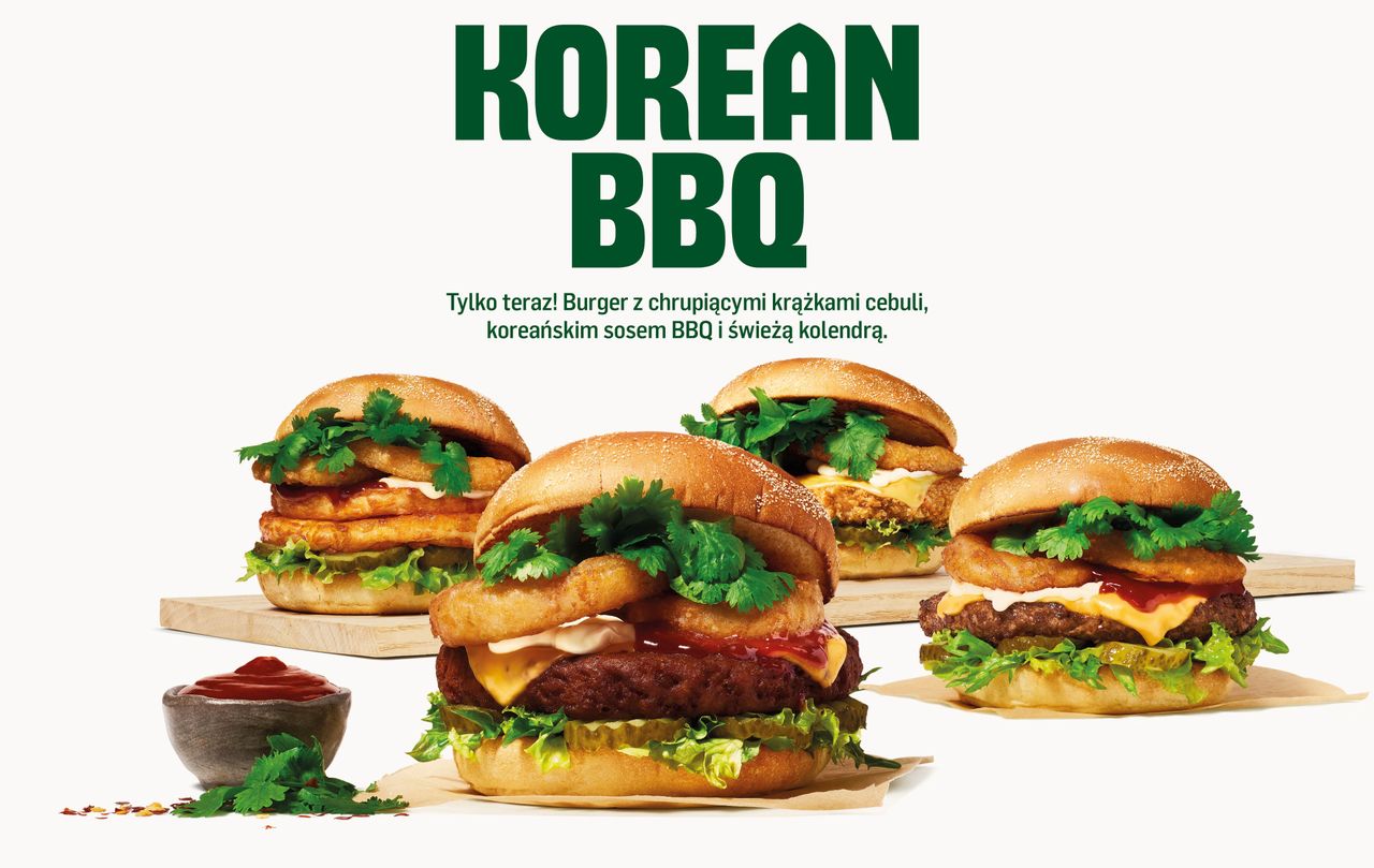 Sezonowe nowości! Nowy burger Korean BBQ z świeżą kolendrą dostępny w MAX Premium Burgers!