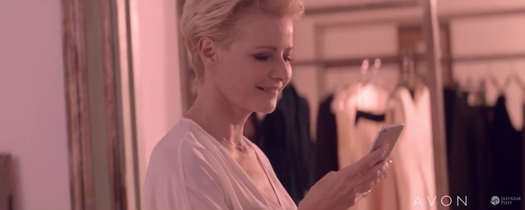 Małgorzata Kożuchowska w spocie reklamowym marki Avon