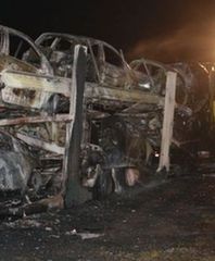 Nowe Fordy Ka spłonęły na A4