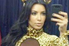 Kim Kardashian w stroju pantery