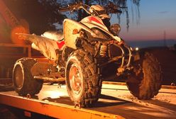 Po narkotykach szalał quadem