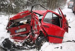 Niebezpieczne, zimowe drogi