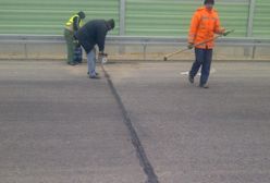 Wykonawcy autostrad ociągają się z naprawą pęknięć