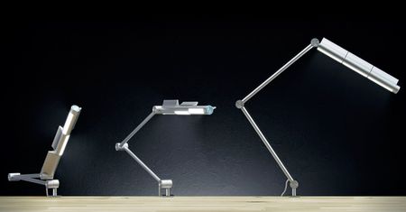 Lampus - oświetli biurko trzema obracanymi LED-ami