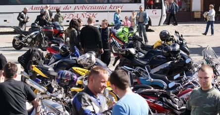 Motocykliści dawcami życia