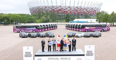 Koreańskie auta na Euro 2012