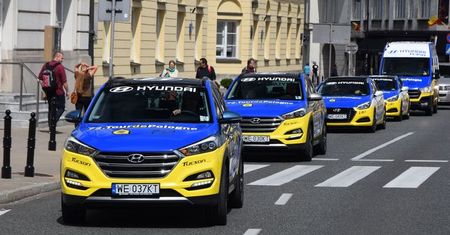 Wyścig Tour de Pologne obsługiwany przez Hyundaie