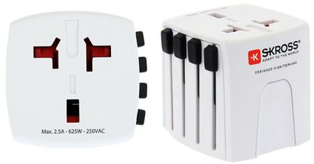 Adapter do wtyczek i gniazdek działający w 150 krajach