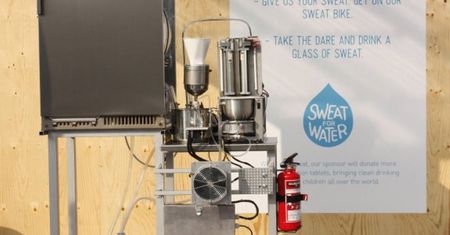 Maszyna, która zamienia pot w wodę pitną
