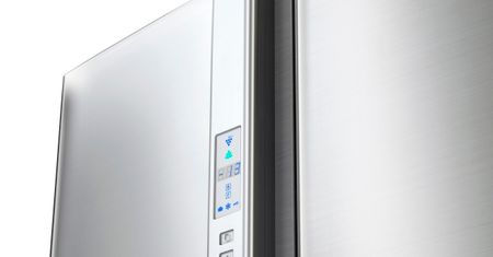 Sharp SJ-FS820V - lodówka z frontem ze szkła