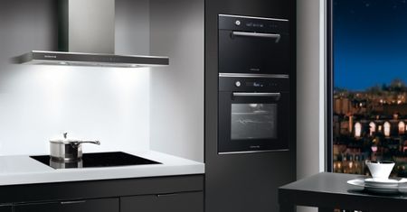 Linia Dark Pearl marki De Dietrich - sprzęt kuchenny w czarnym kolorze