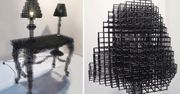 Afterimage - meble, które wyglądają jak siatka 3D z programu graficznego