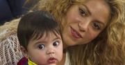 Shakira z synkiem na meczu