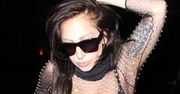 Lady Gaga prawie naga na ulicy