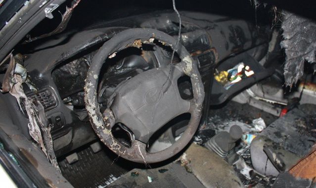 W Olsztynie spłonęły cztery auta