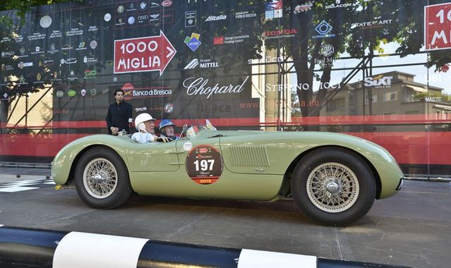 Historyczne Jaguary na Mille Miglia