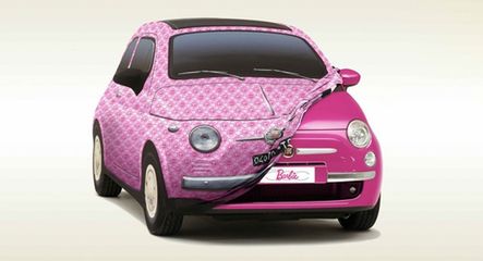 Fiat 500 na urodziny Barbie