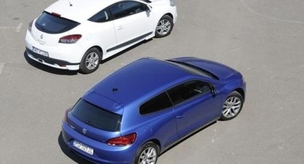 Paryż kontra Wolfsburg: Megane Coupe vs Scirocco