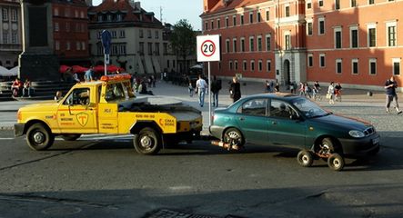 Nie masz OC - policja nie odholuje twojego auta