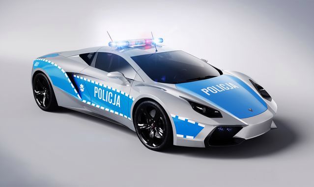 Arrinera Hussarya w barwach polskiej policji