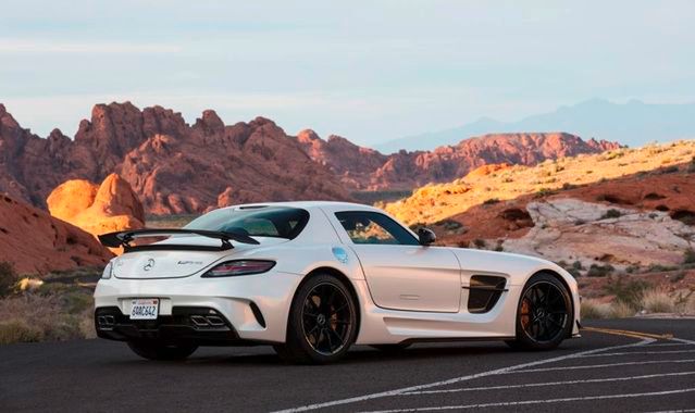 Nowe opony Michelin na Mercedesie SLS AMG Coupe Black Series