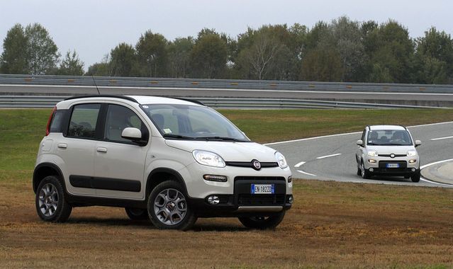 Fiat Panda wjeżdża na bezdroża