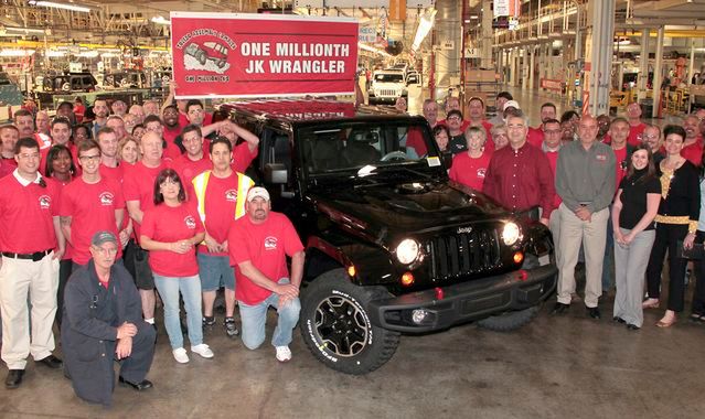 Milionowy Jeep Wrangler JK
