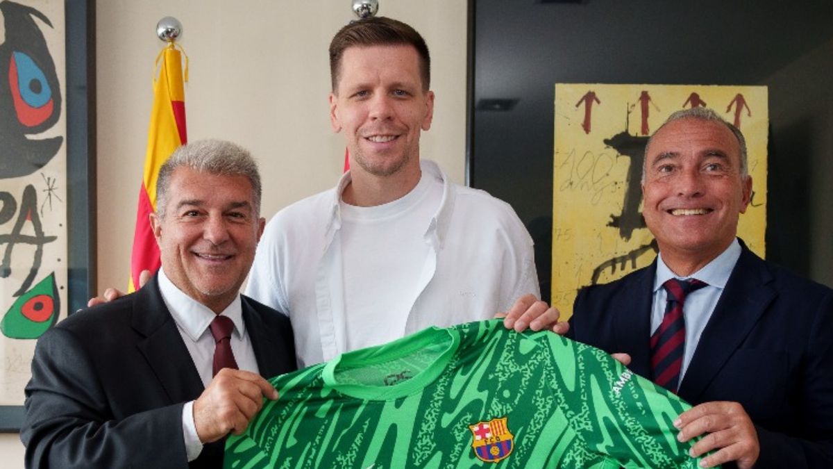 Zdjęcie okładkowe artykułu: Materiały prasowe / fcbarcelona.com / Wojciech Szczęsny został zawodnikiem Barcelony