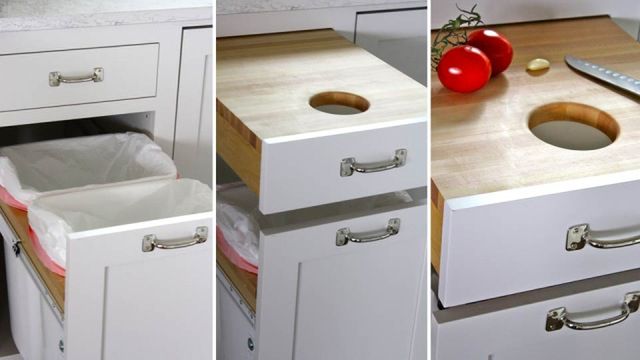 Wysuwana deska do krojenia - prosty sposób na zaoszczędzenie miejsca w kuchni