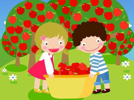 Bohaterowie telewizyjni zachęcaj dzieci do warzyw i owoców