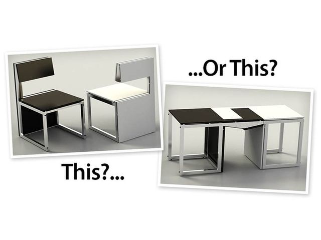 Sensei - krzesło zmieniające się w stół