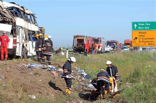 Wypadek polskiego autokaru w Serbii - 6 osób zginęło, 60 w szpitalu