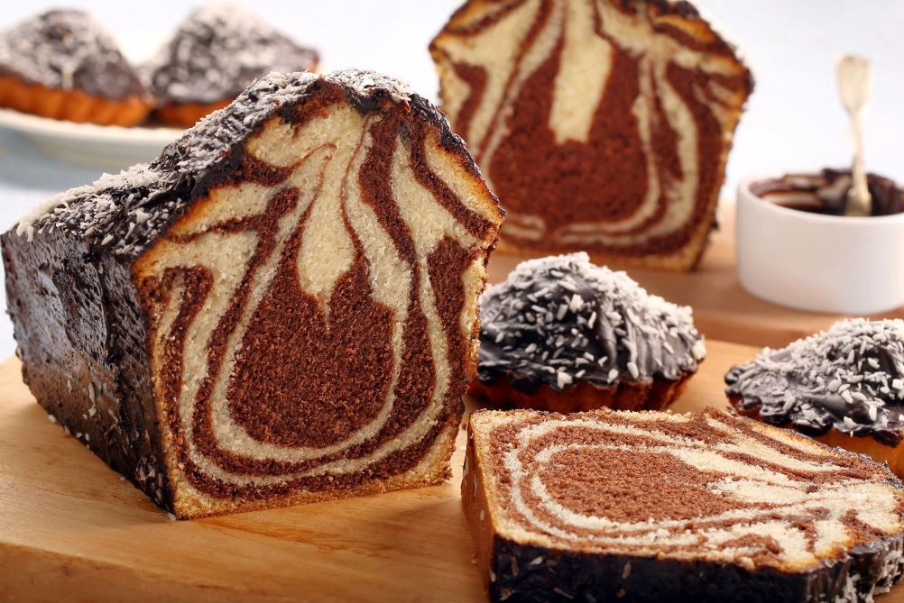 Prosta dwukolorowa babka