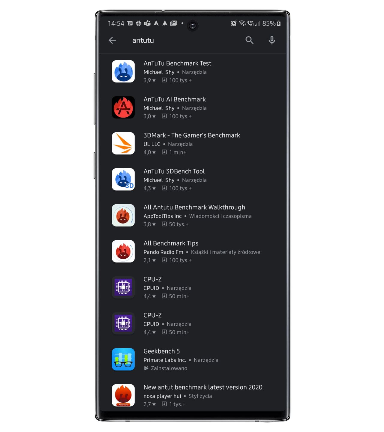 Ależ cyrk. Google zbanował AnTuTu, a tymczasem w Sklepie Play... 2