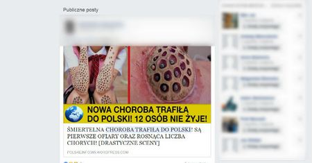 "Nowa choroba trafiła do Polski". Podbijająca Facebooka wiadomość to wirus, ale komputerowy