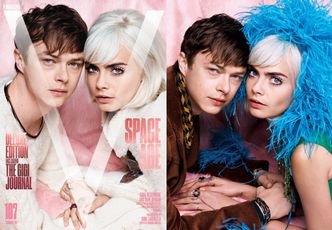 Cara Delevingne i Dane DeHaan na okładce "V Magazine"