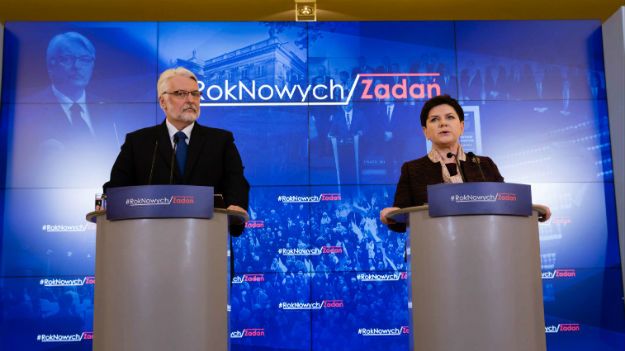Witold Waszczykowski i Beata Szydło