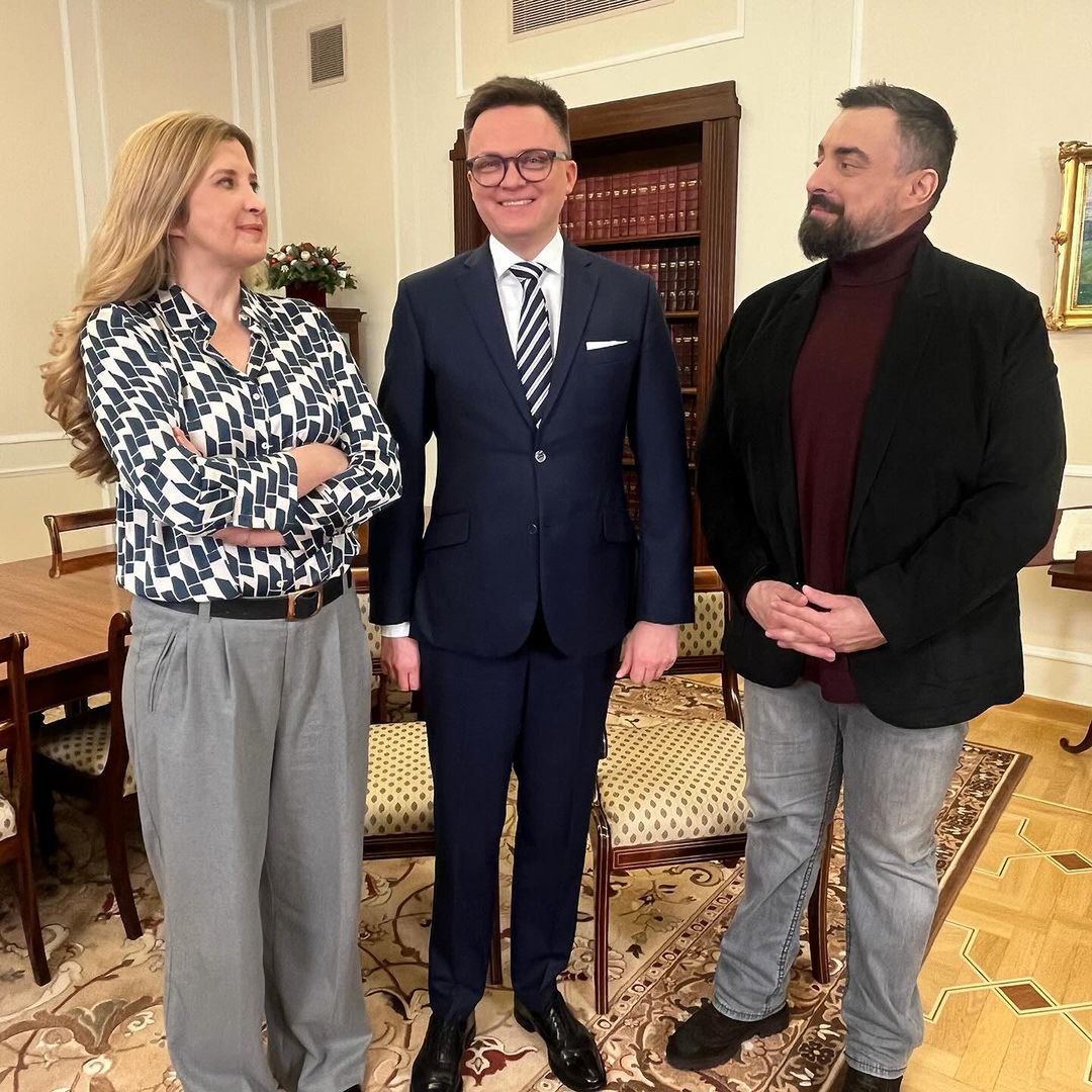 Tomasz Sekielski z Szymonem Hołownią 