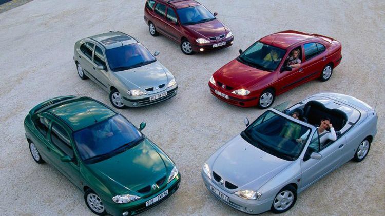 Renault Megane w łącznie 5 różnych wersjach nadwoziowych