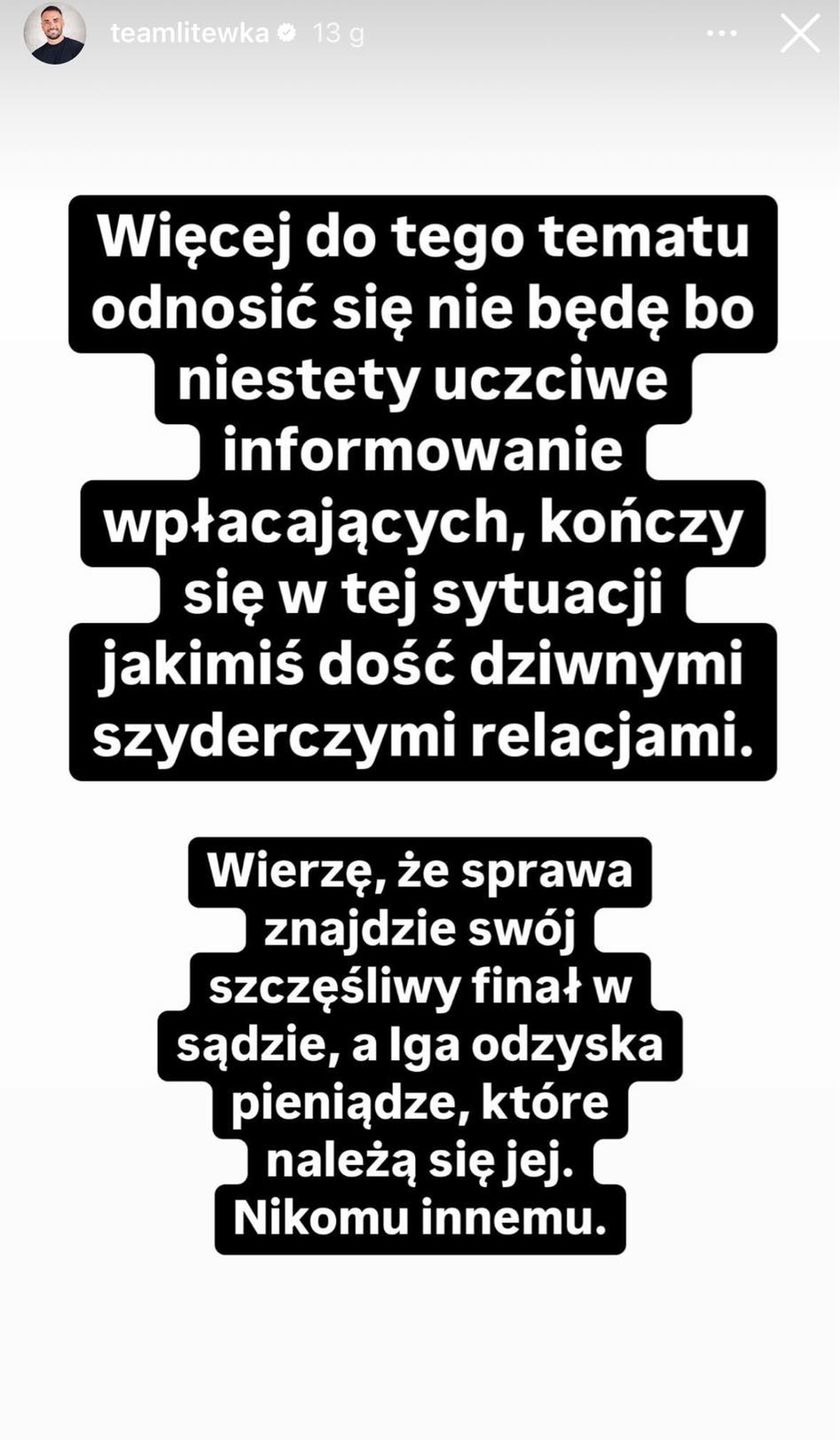 Łukasz Litewka o Filipie Chajzerze